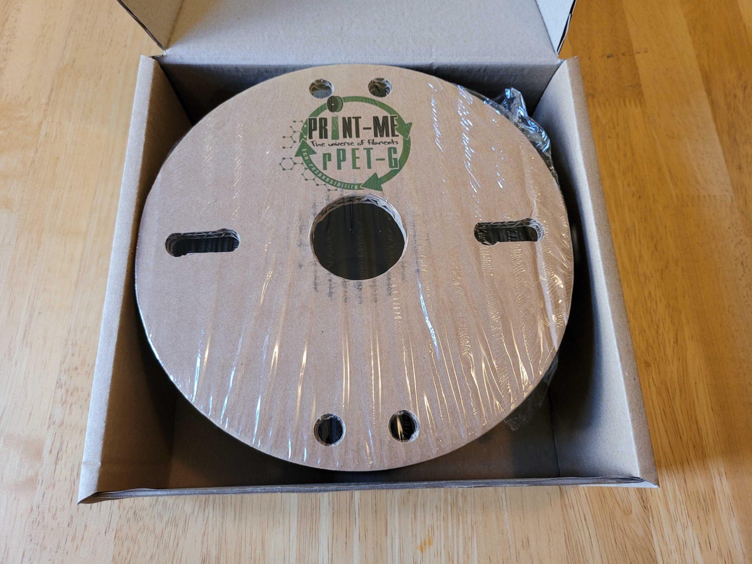 Obrázek PRINT-ME rPETG antracitově černá / anthracite black 1 kg