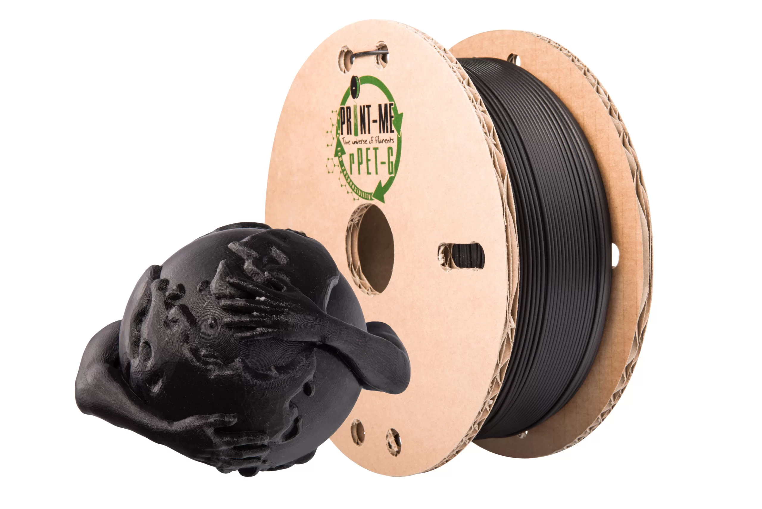 Obrázek PRINT-ME rPETG antracitově černá / anthracite black 1 kg