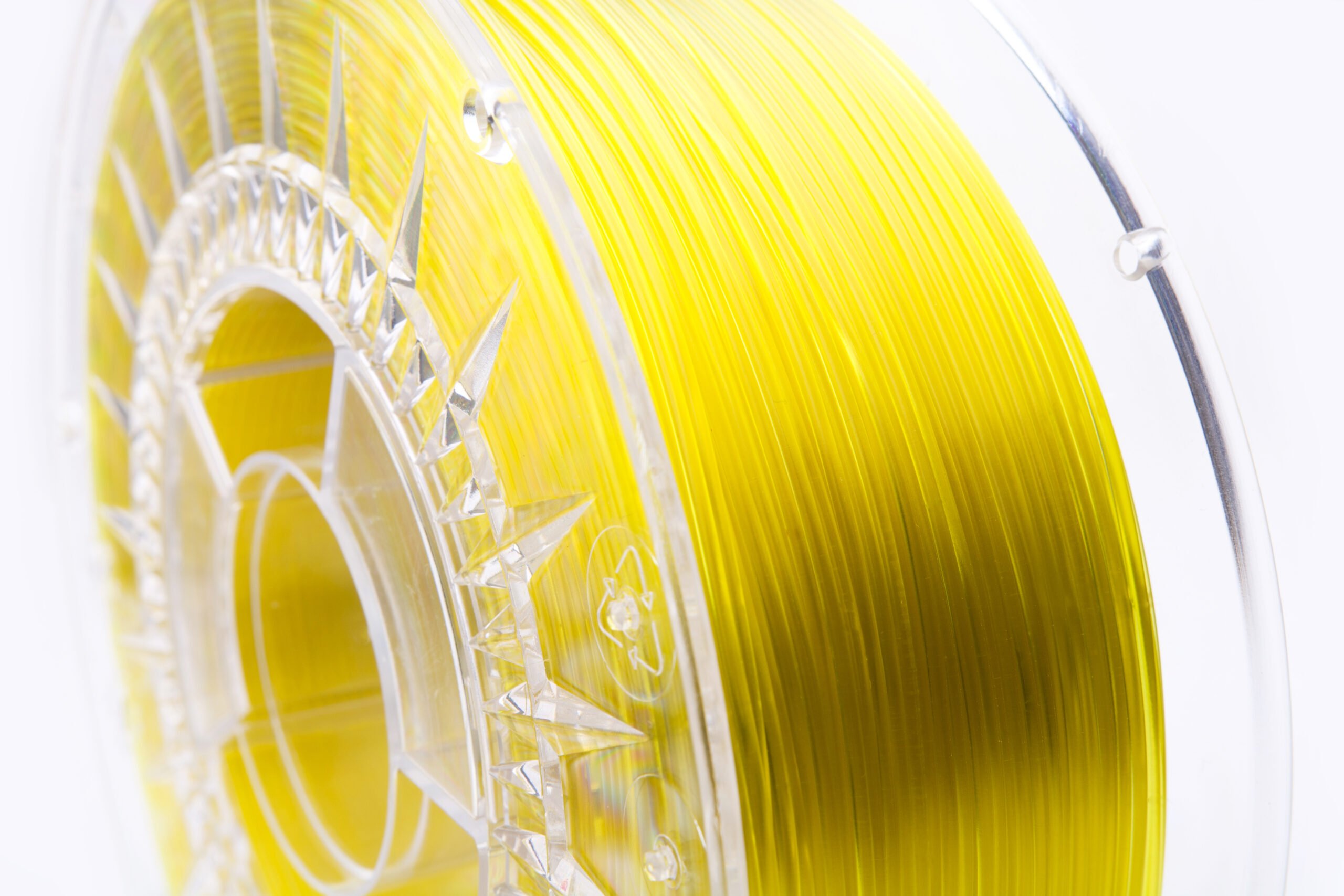 Obrázek PRINT-ME PETG průhledná žlutá 1 kg