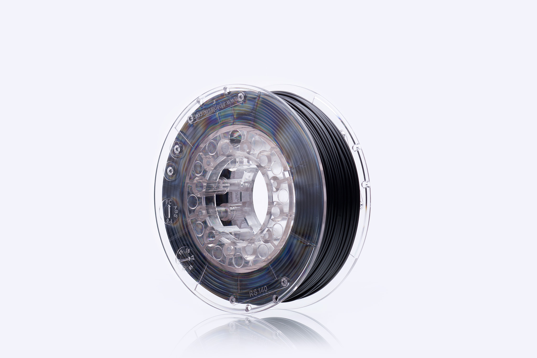 Obrázek Karbon PETG černá / Carbon PETG black PRINT-ME 1,75 mm 200 g