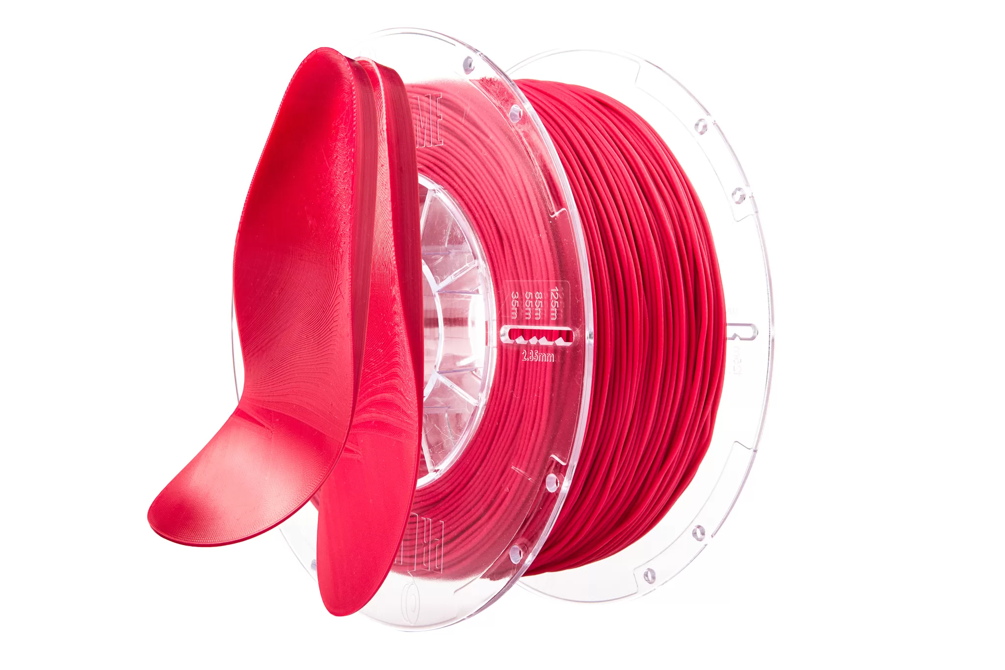 Obrázek TPU Flex 40D červená / Red PRINT-ME 1,75 mm 450 g
