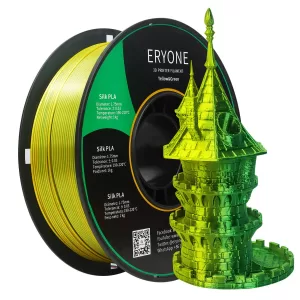ERYONE PLA Filament – Dvoubarevný 1kg (žlutá, zelená)