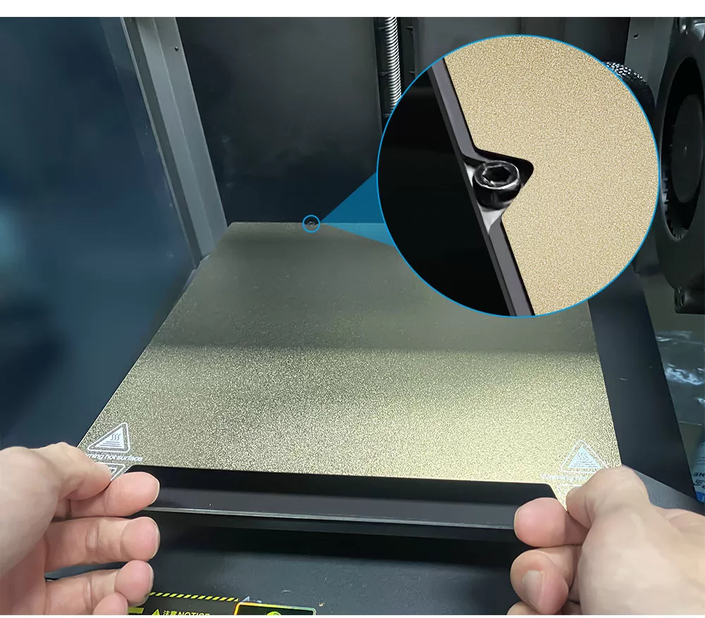 Obrázek Creality K1 a Ender 3 V3 oboustranný zrnitý PEI tiskový plát