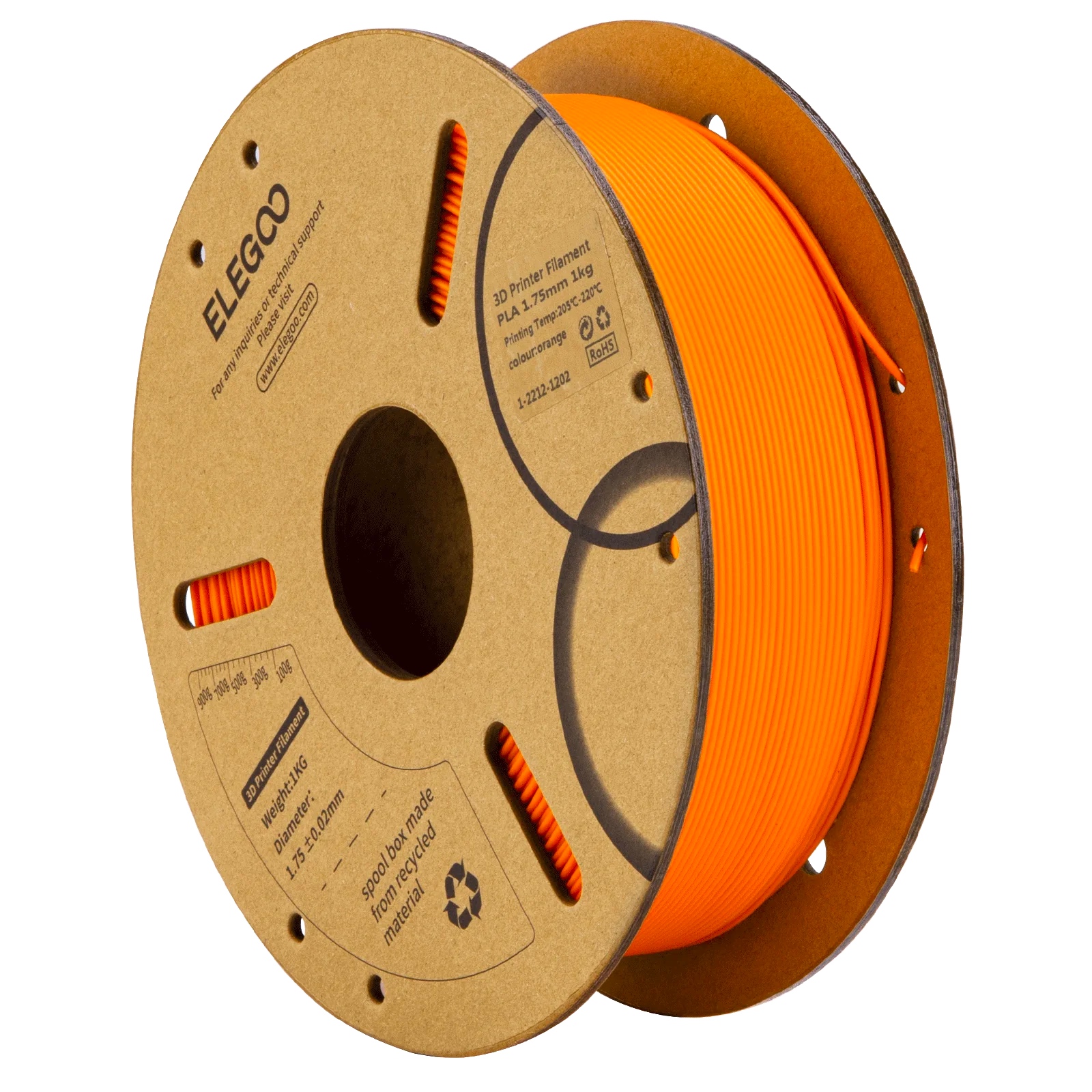 Obrázek Elegoo PLA Oranžová / Orange 1 kg