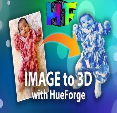 Obrázek HueForge: Fotka s vaším motivem - Výroba STL (Hue Forge)