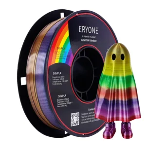 ERYONE PLA Filament – Metal silk rainbow 1kg (Kovově lesklá duha)