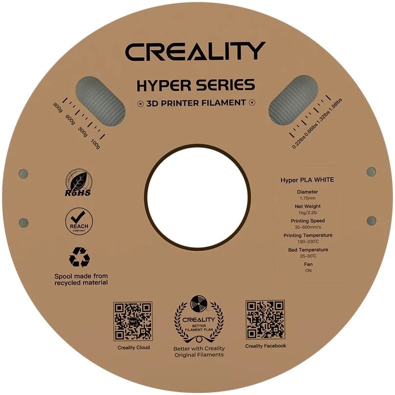 Obrázek Hyper PLA Zelená / Green Creality 1,75 mm 1 kg
