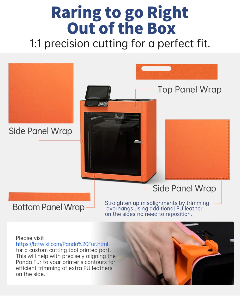 Obrázek Růžová - Ochranný kožený obal BIQU Panda pro P1S