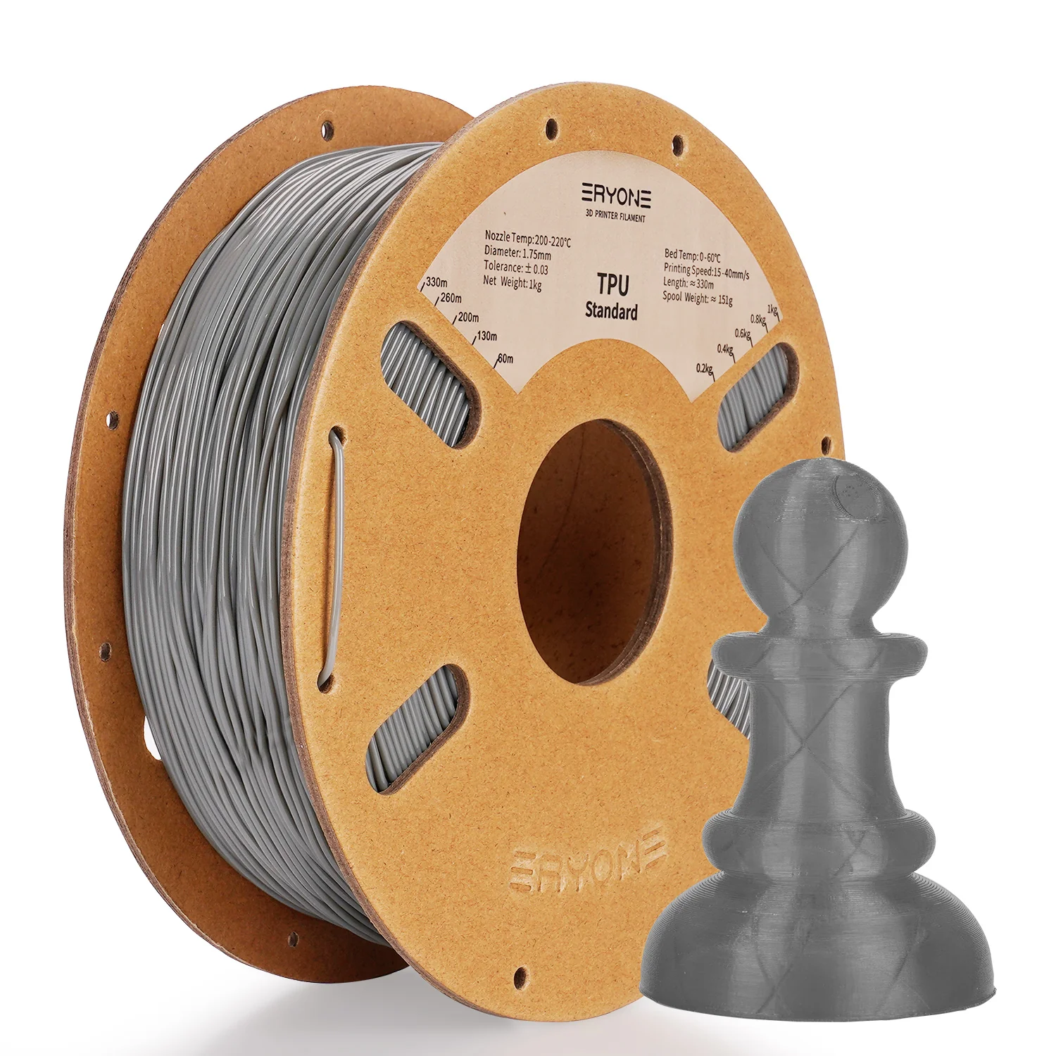 ERYONE TPU Filament - šedá 1kg