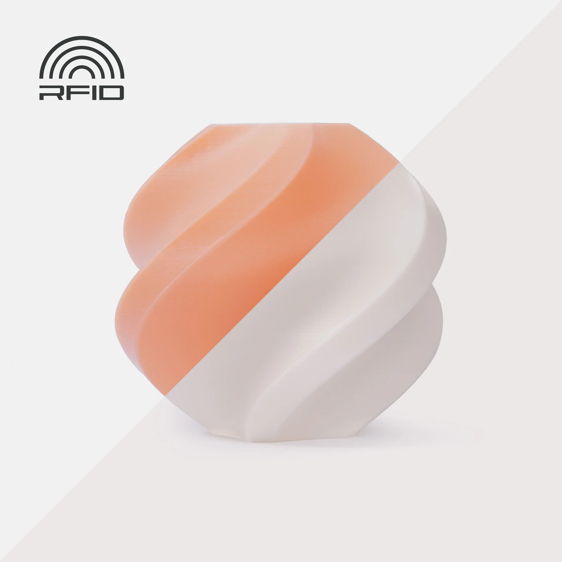 Obrázek Bambu Lab PLA Dynamic (bílá, oranžová)