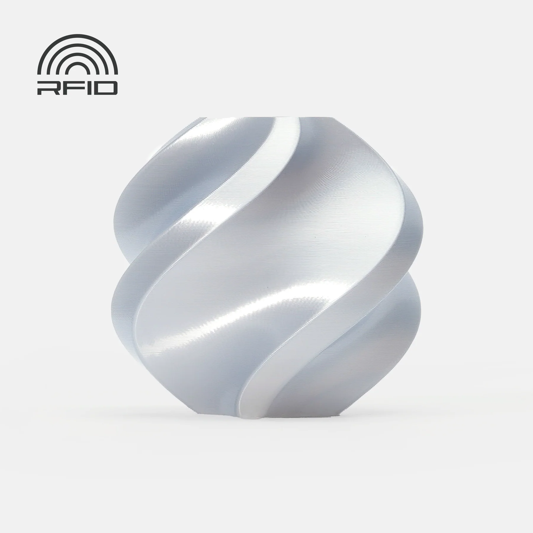 Obrázek Bambu Lab PLA Silk Silver (stříbrná)