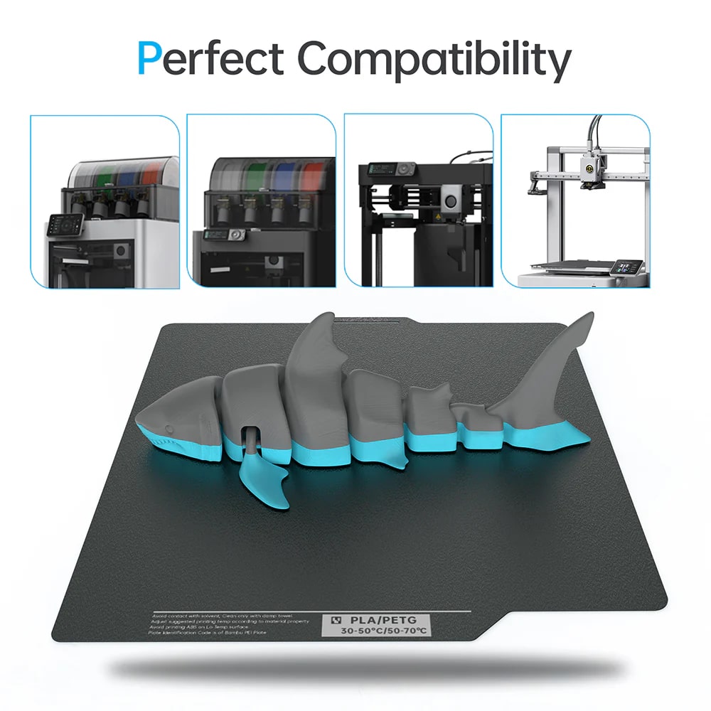 Obrázek BIQU Panda Buildplate Double-CryoGrip - plát pro Bambu Lab P1 X1 A1