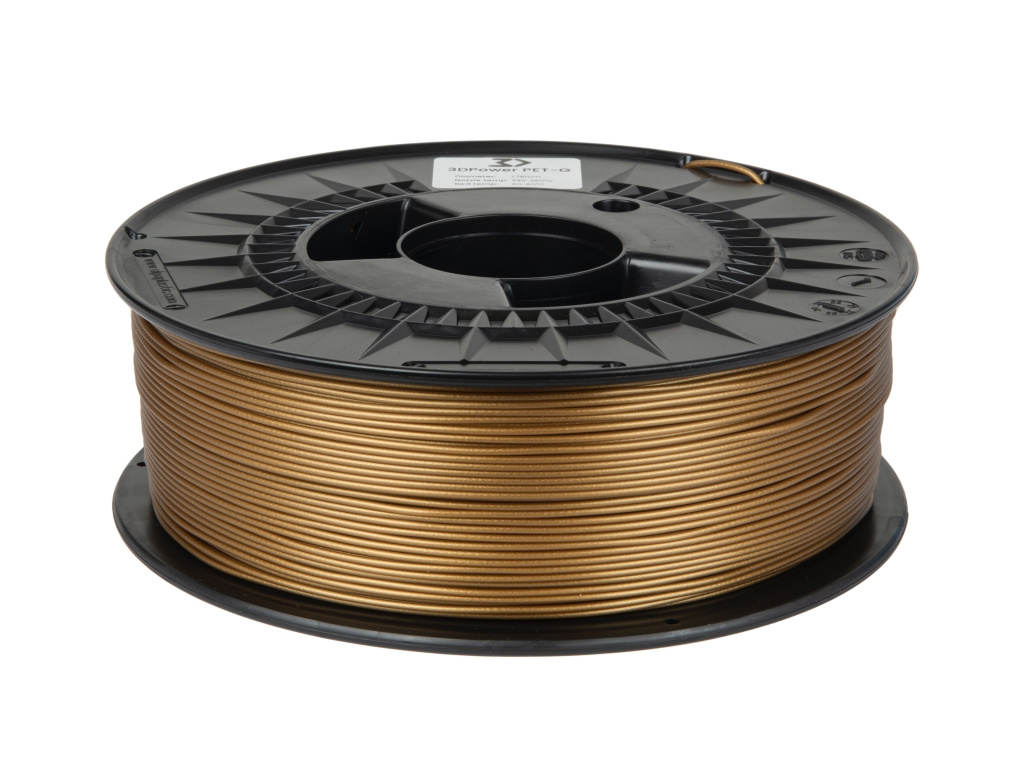 Obrázek 3DPower PETG Basic - Zlatá / Gold 1 kg