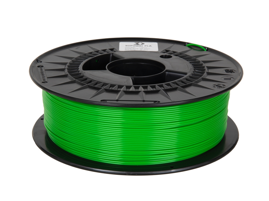 Obrázek 3DPower PLA Basic - Světle Zelená / Light Green 1 kg