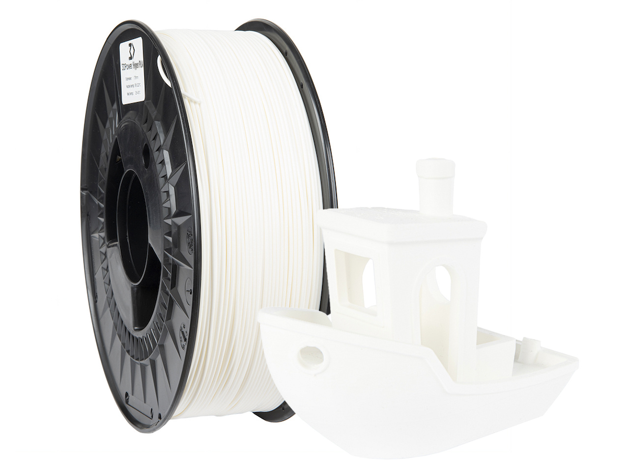 Obrázek 3DPower PLA Hyper - Bílá / Pure White 1 kg