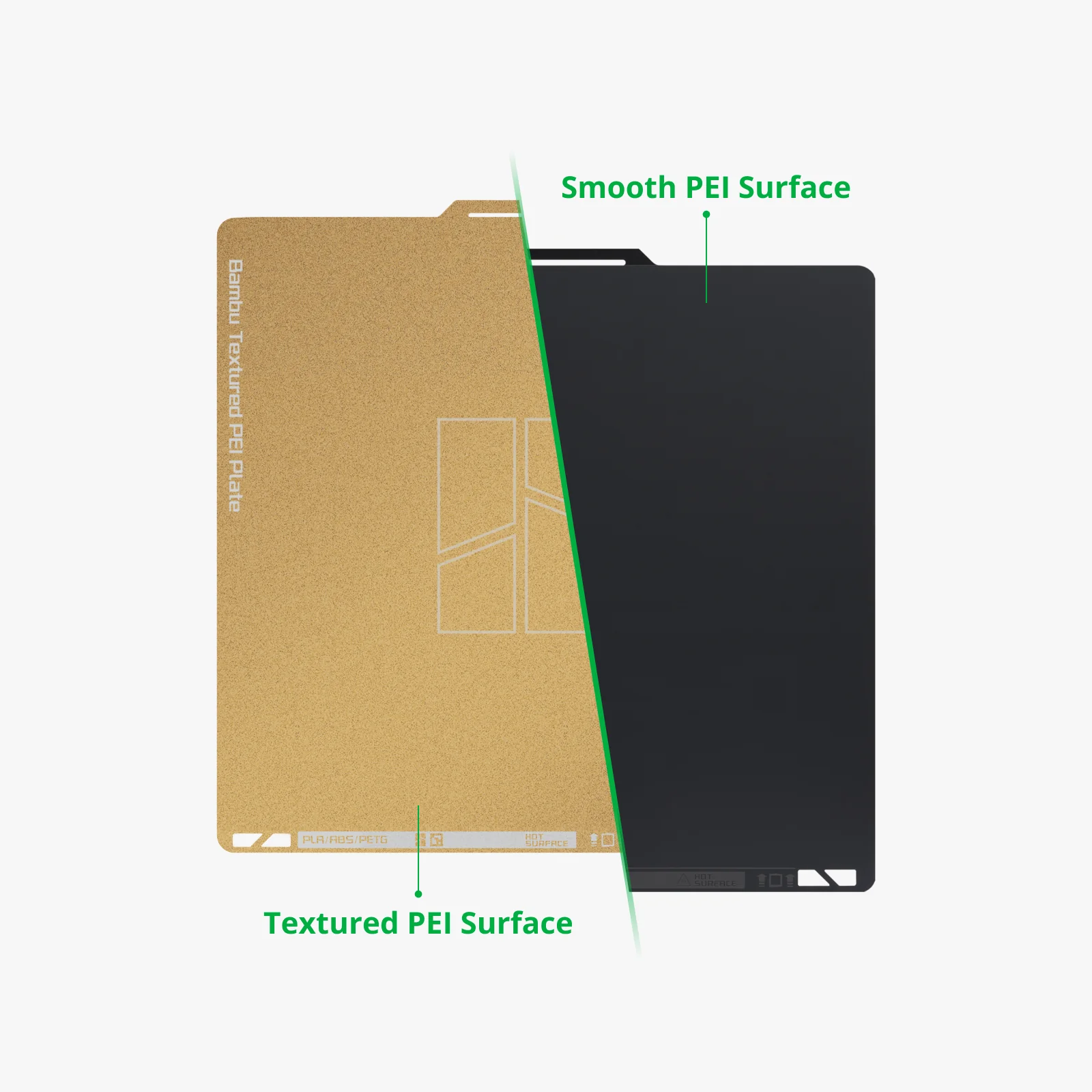 Obrázek Bambu Lab kombinovaný zrnitý a hladký tiskový plát - X1 / P1 / A1 Série