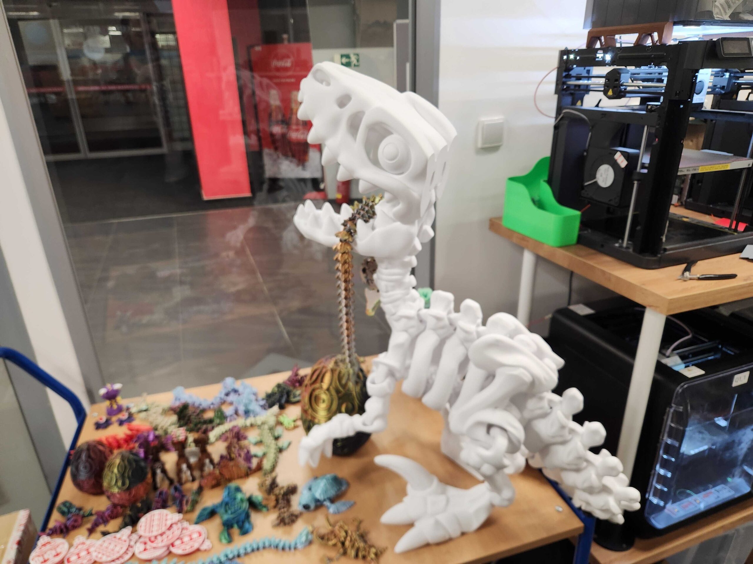 Obrázek Flexi Factory Skeleton Raptor - XXL 3D tisk (500% zvětšení)