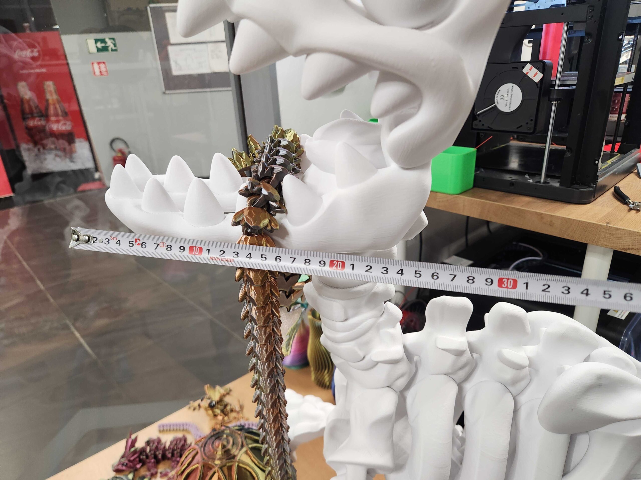 Obrázek Flexi Factory Skeleton Raptor - XXL 3D tisk (500% zvětšení)