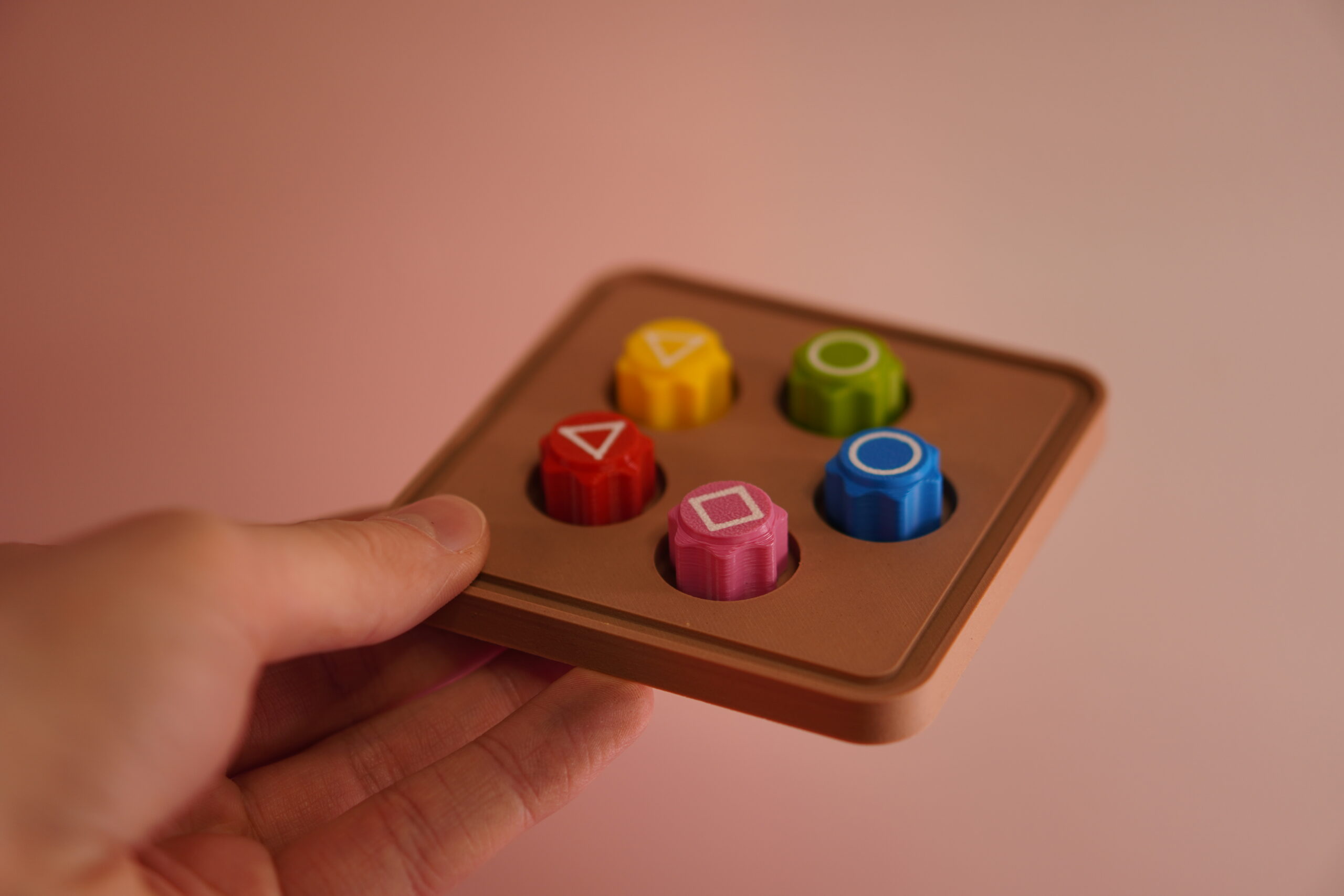 Obrázek Gonggi Game / hra – sada herních kamenů (hotový 3D tisk)