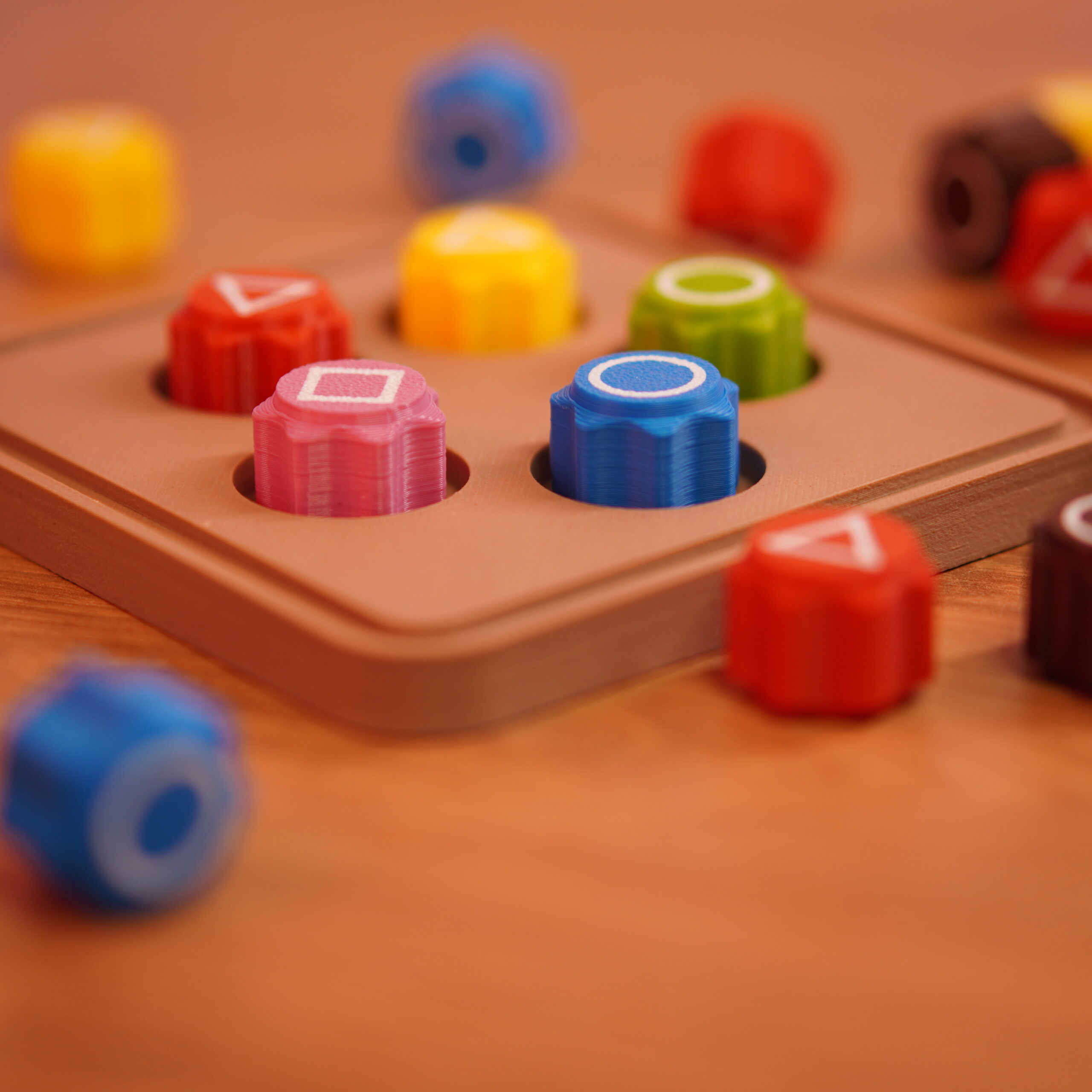 Obrázek Gonggi Game / hra – sada herních kamenů (hotový 3D tisk)