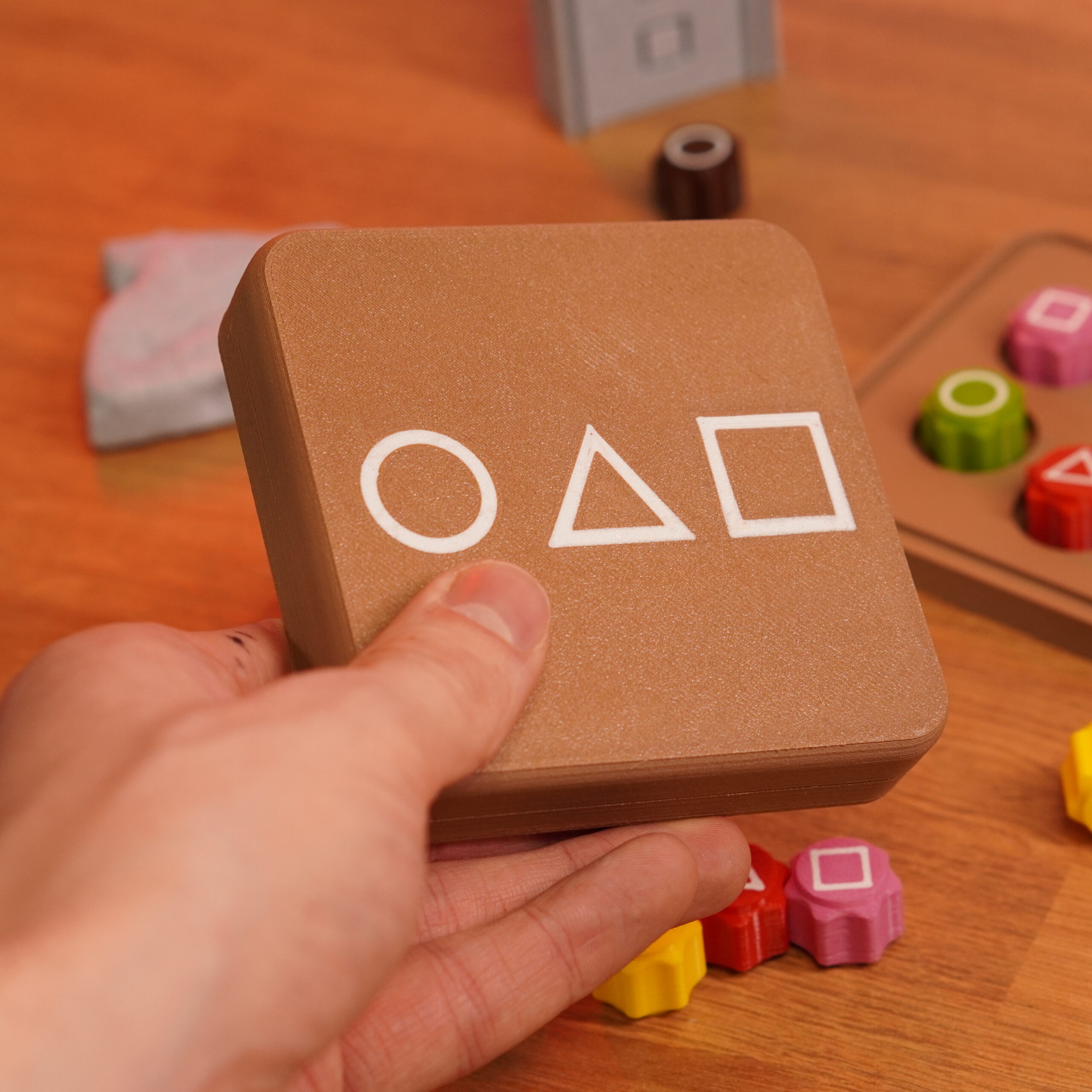 Obrázek Gonggi Game / hra – sada herních kamenů (hotový 3D tisk)