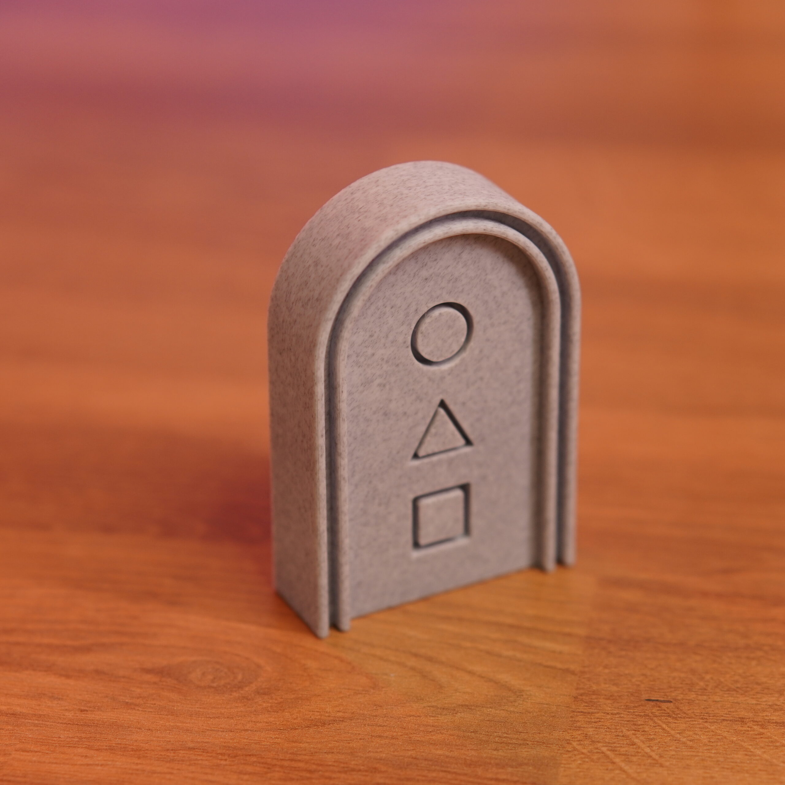 Obrázek Tradiční hra Biseokchigi - Létající kámen / Flying Stone (hotový 3D tisk)