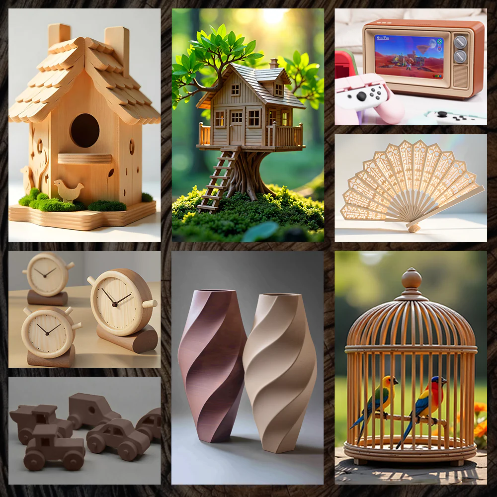 Obrázek Sunlu PLA Cherry Wood / Třešňové dřevo