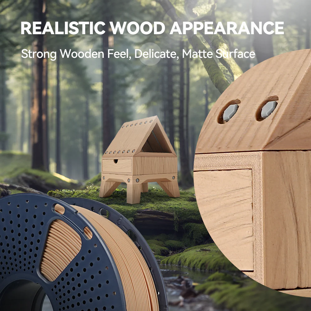 Obrázek Sunlu PLA Cherry Wood / Třešňové dřevo