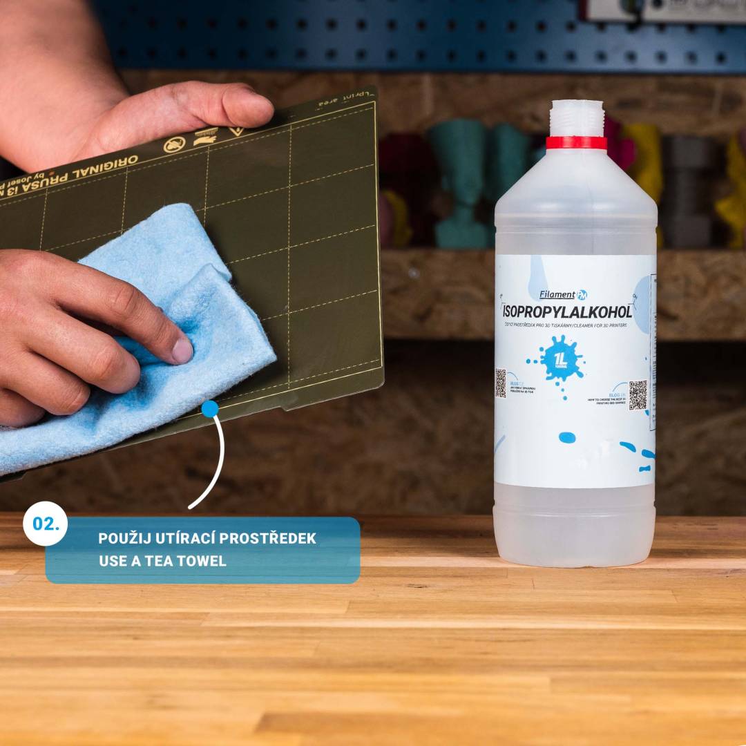 Obrázek Isopropylalkohol 1 L - čistič na 3D podložky