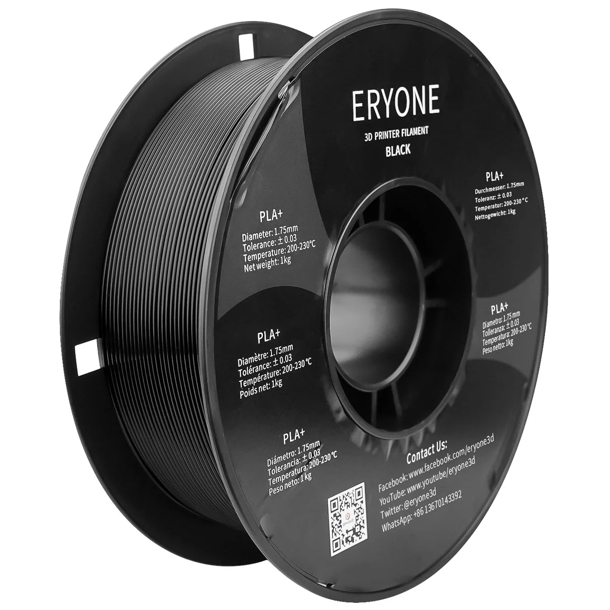 ERYONE PLA+ černá 1 kg