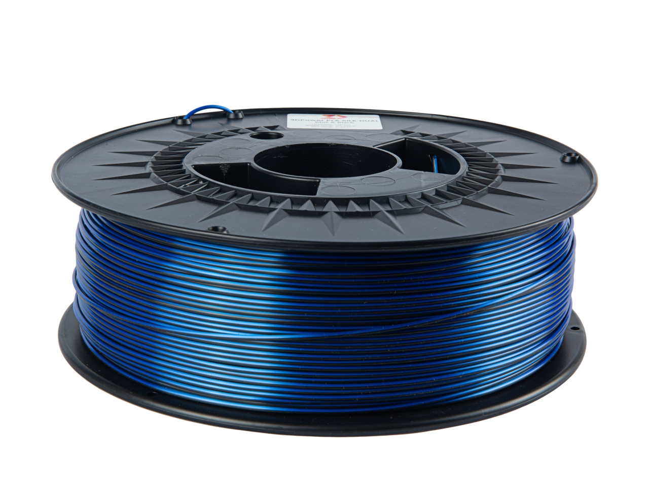 Obrázek 3DPower PLA Silk Dual - Blue Black / Modrá Černá 1 kg