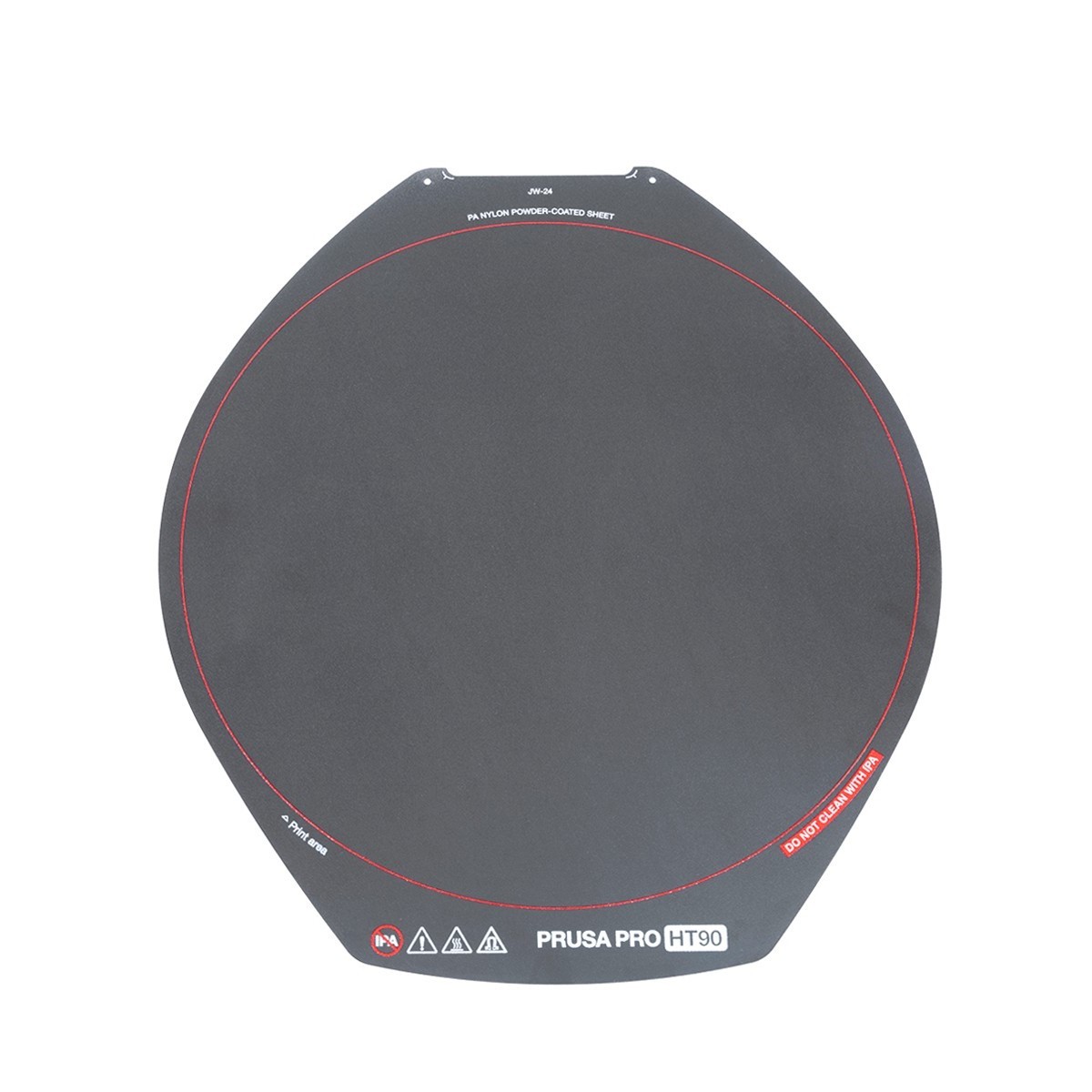 Obrázek HT90 Ocelový tiskový plát PA Nylon se speciálním práškovým povrchem