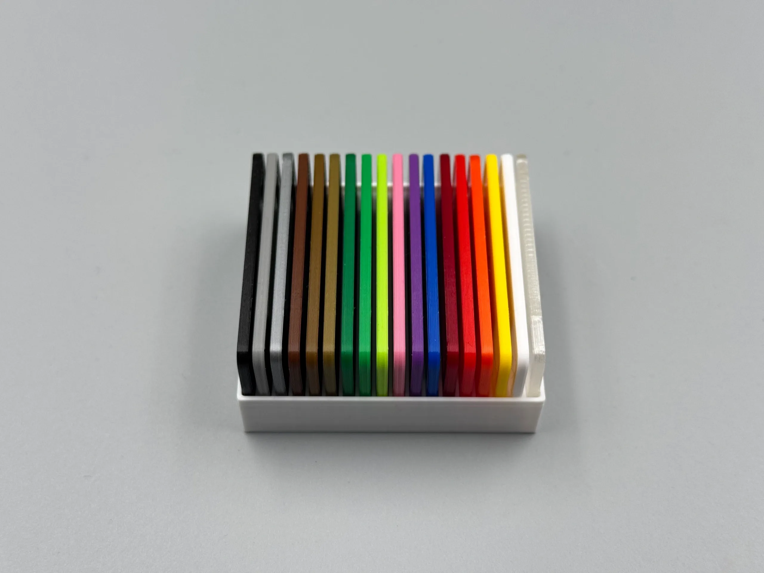 Obrázek Colorfil PLA barevný vzorník - Filament Swatches - Bez krabičky