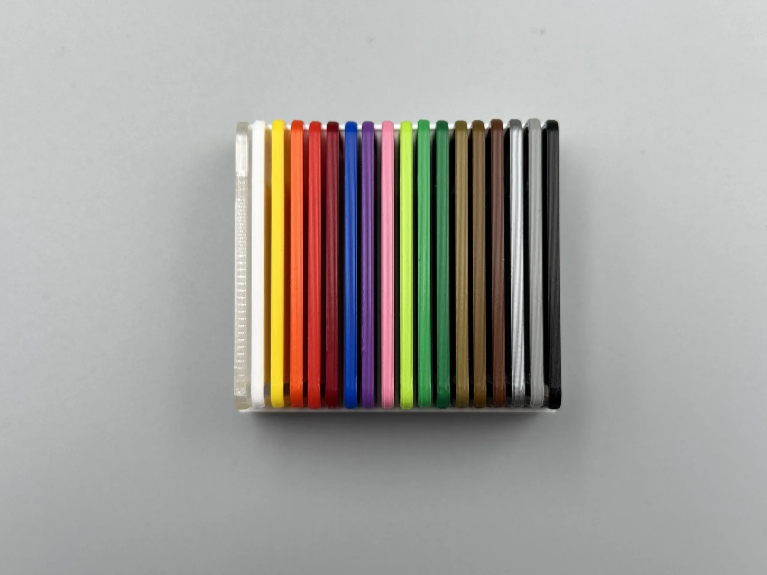 Obrázek Colorfil PLA barevný vzorník - Filament Swatches - Bez krabičky