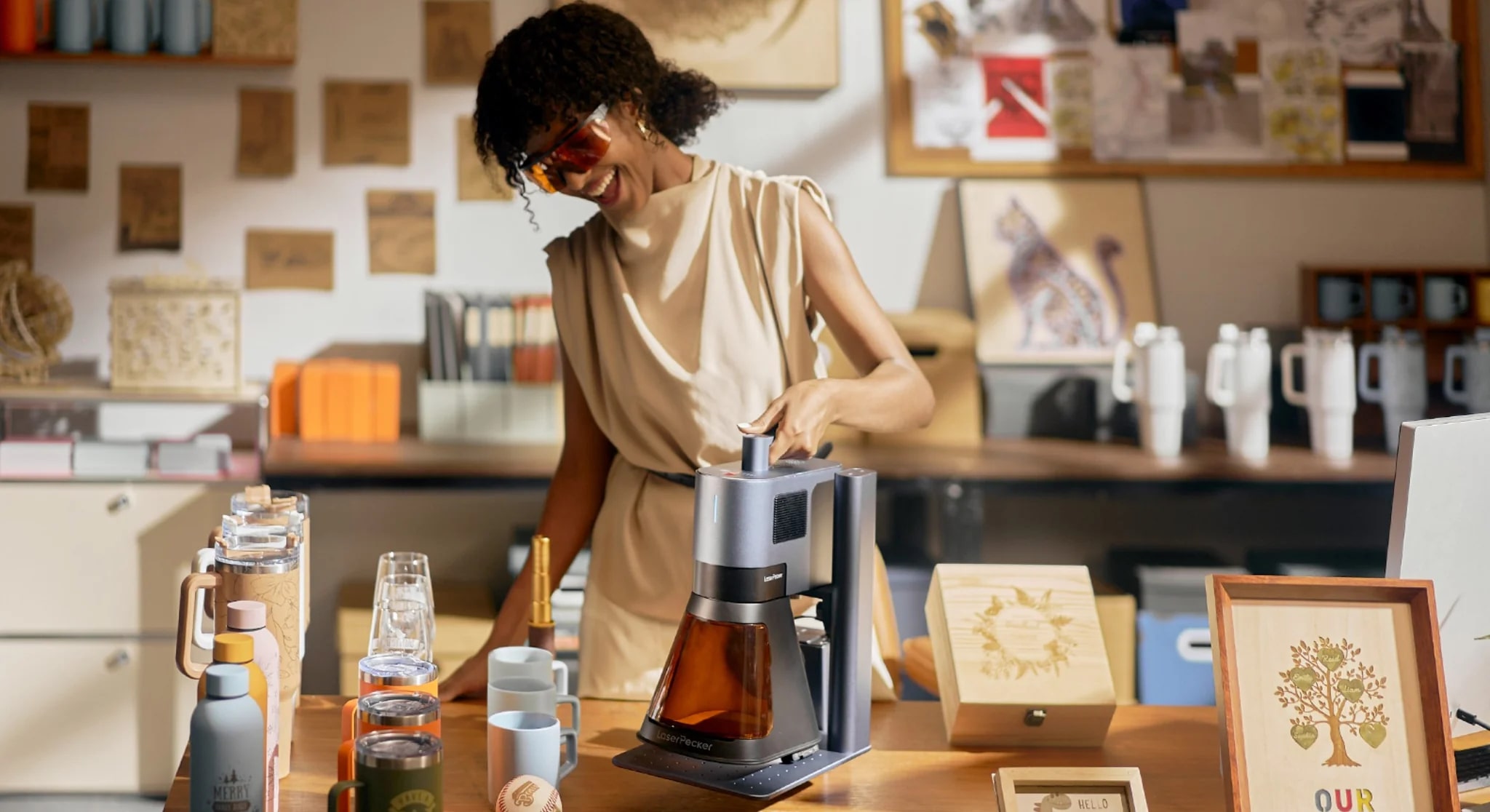 Obrázek LaserPecker LP5 – Inteligentní 20W laserový gravírovací stroj - Basic Bundle