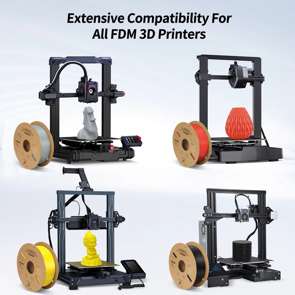 Obrázek Landu PLA modrá 1 kg - plastová cívka