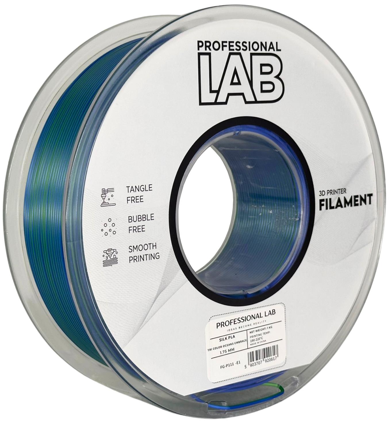 Obrázek Prof. Lab PLA Silk Tri Color Oceans Embrace 1 kg