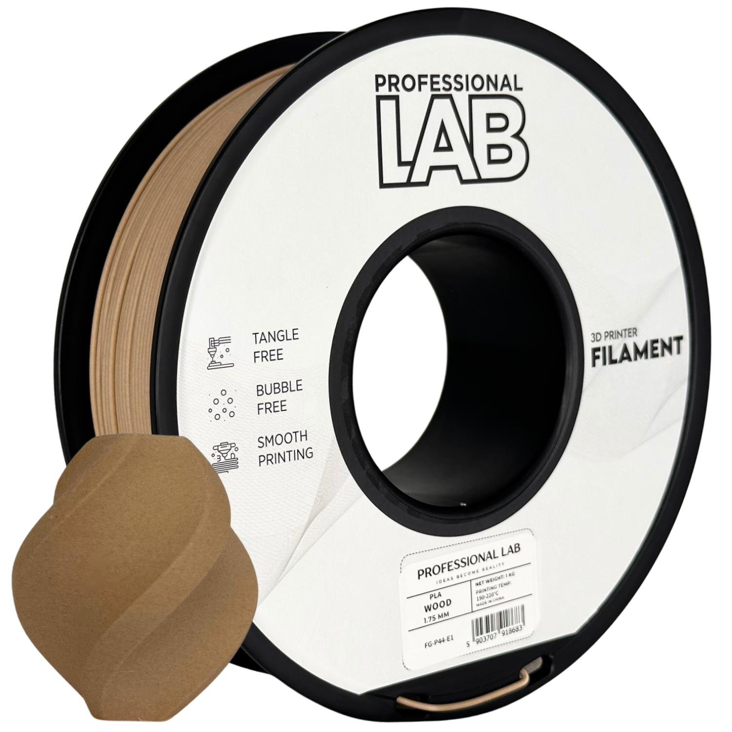 Obrázek Prof. Lab PLA Wood (dřevo) 1 kg