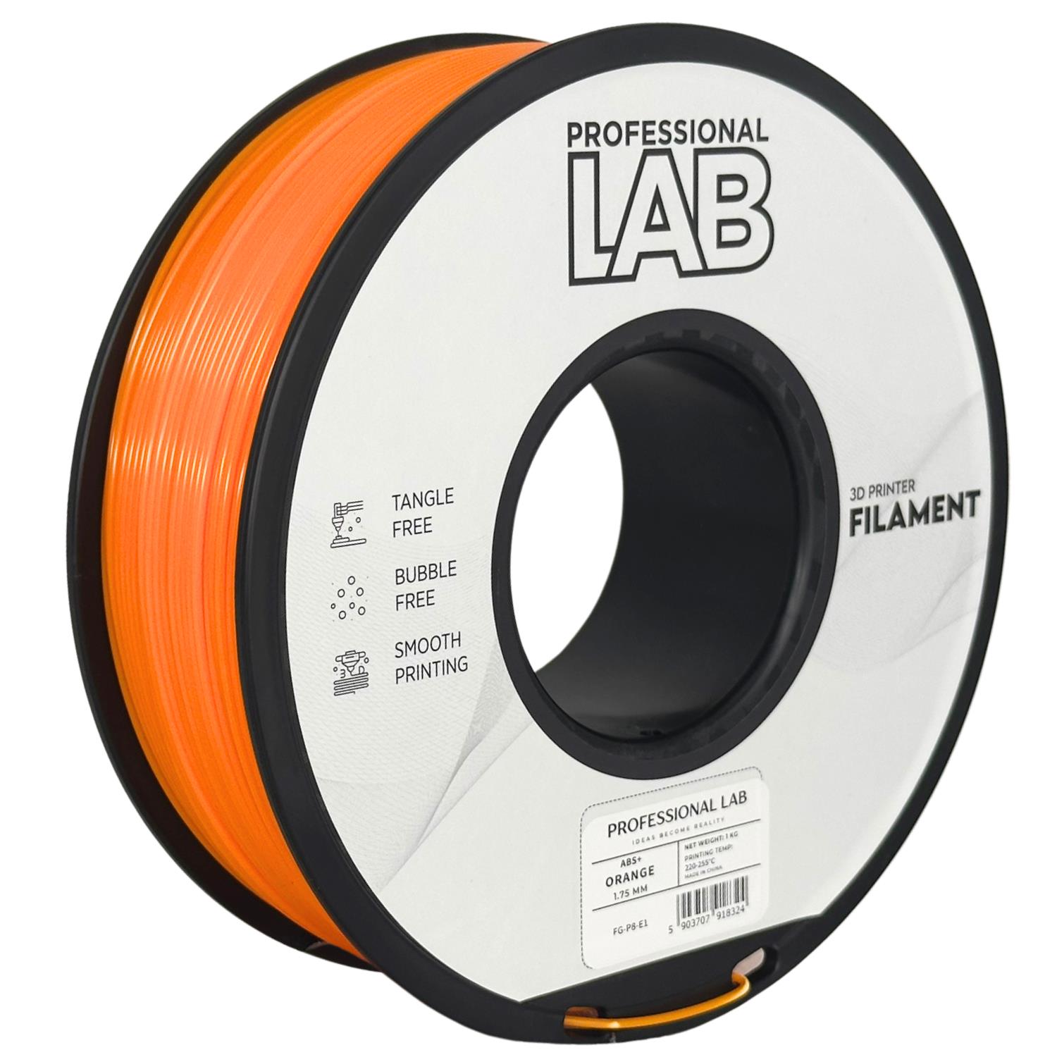 Obrázek Prof. Lab ABS Orange (oranžová) 1 kg