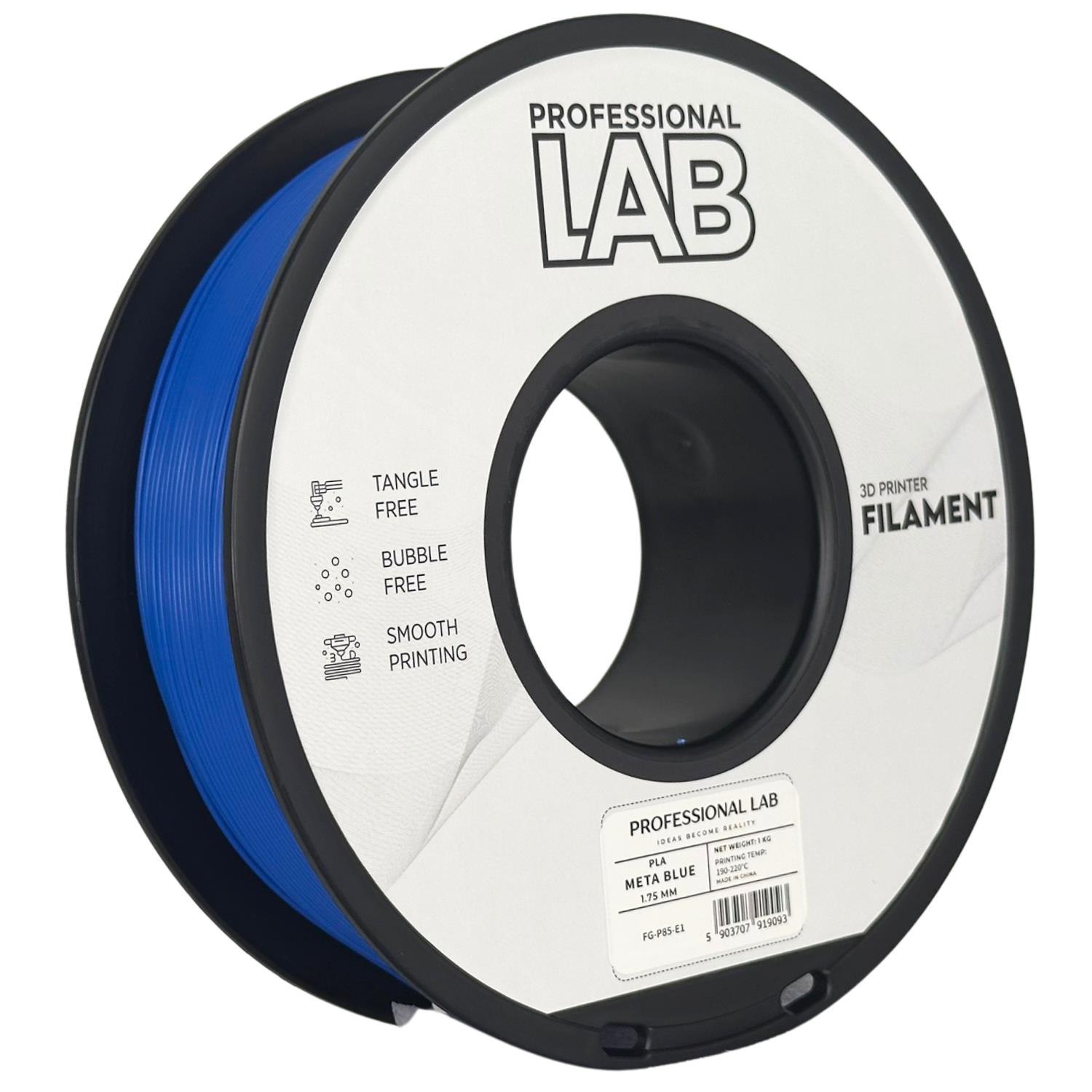 Obrázek Prof. Lab PLA Meta Blue (metalická, modrá) 1 kg
