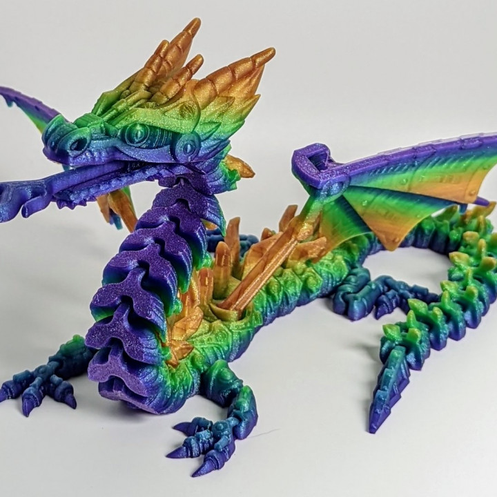 Obrázek Mechanický drak - dospělý s křídly