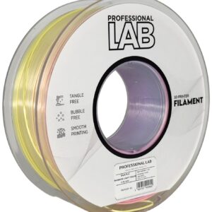 Prof. Lab PLA Silk Rainbow light (světlá duha) 1 kg