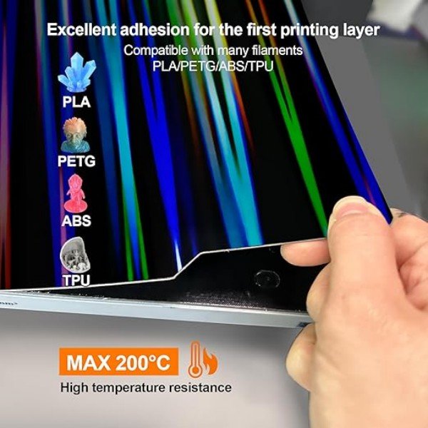 Obrázek Oboustranný efektový tiskový plát H1H Light Beam + Phantom (pro Bambu Lab X1 / X1-Carbon / P1P)