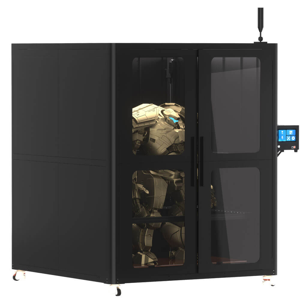 Obrázek Tronxy VEHO 1012A – velkoformátová uzavřená FDM 3D tiskárna 1000 × 1000 × 1200 mm s Klipperem a CoreXY