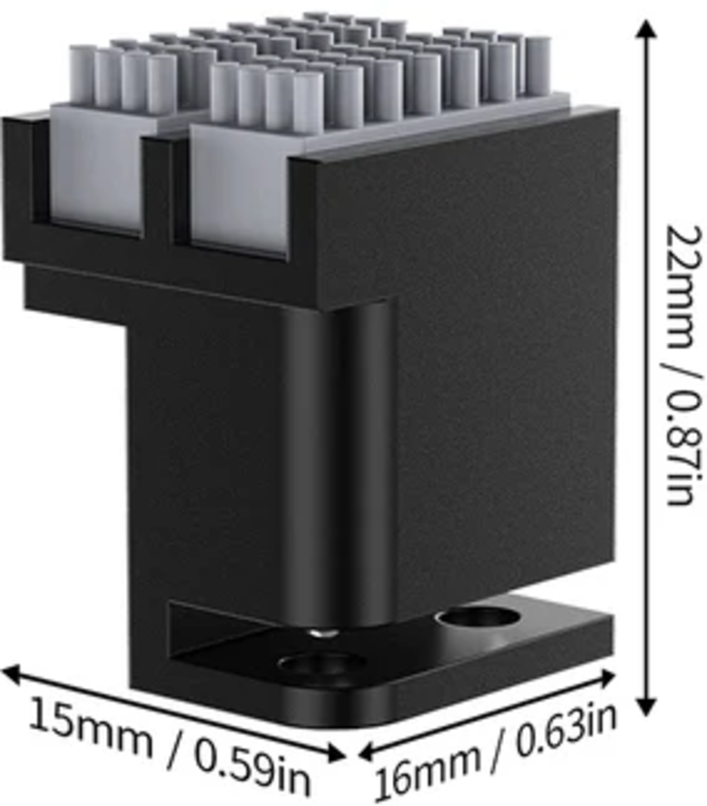Obrázek Alternativní kovový kartáč pro čištění trysky Bambu X1/P1 – oboustranný