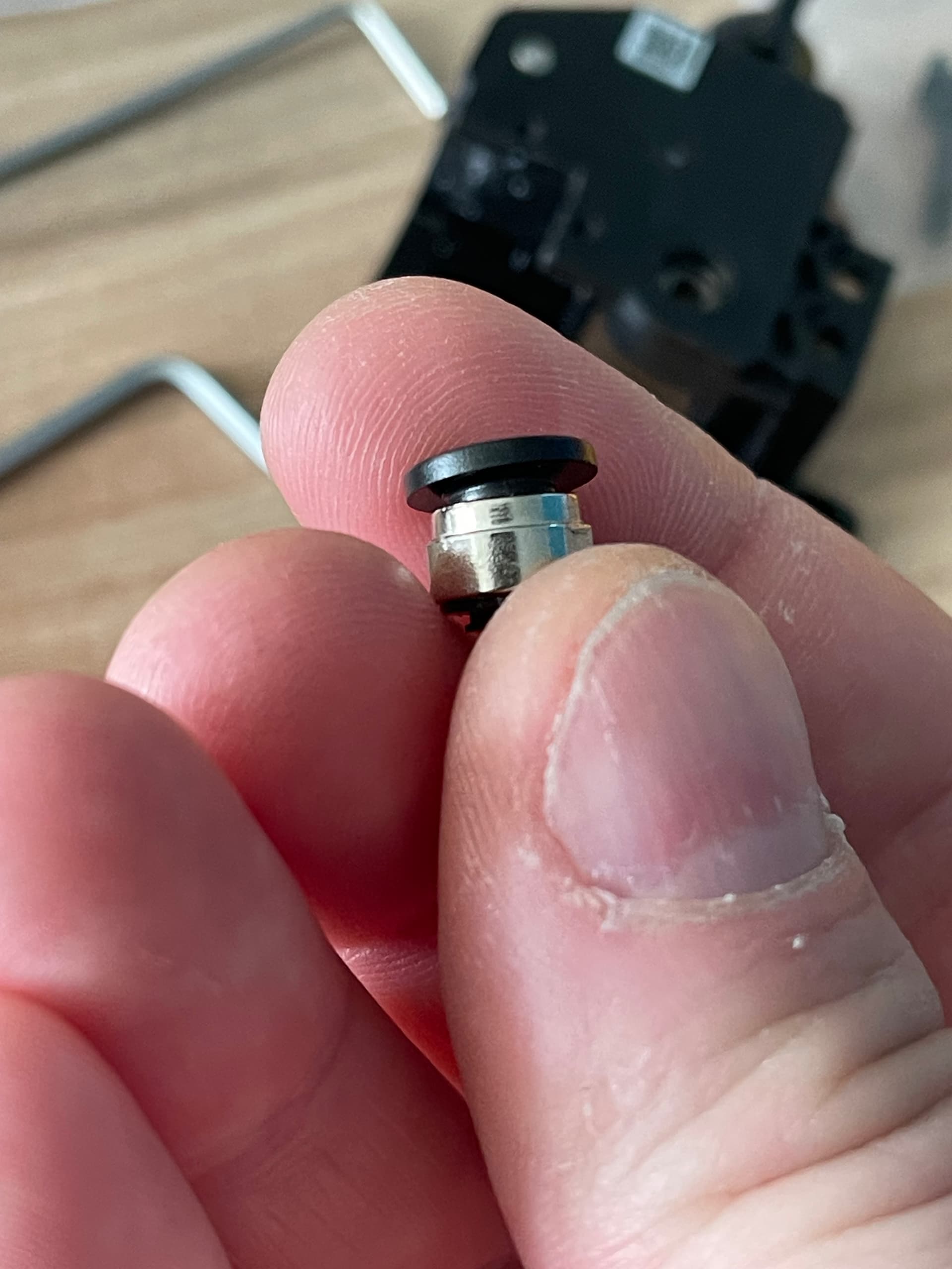 Konektor PTFE trubičky k filament senzoru Bambu Lab X1/P1